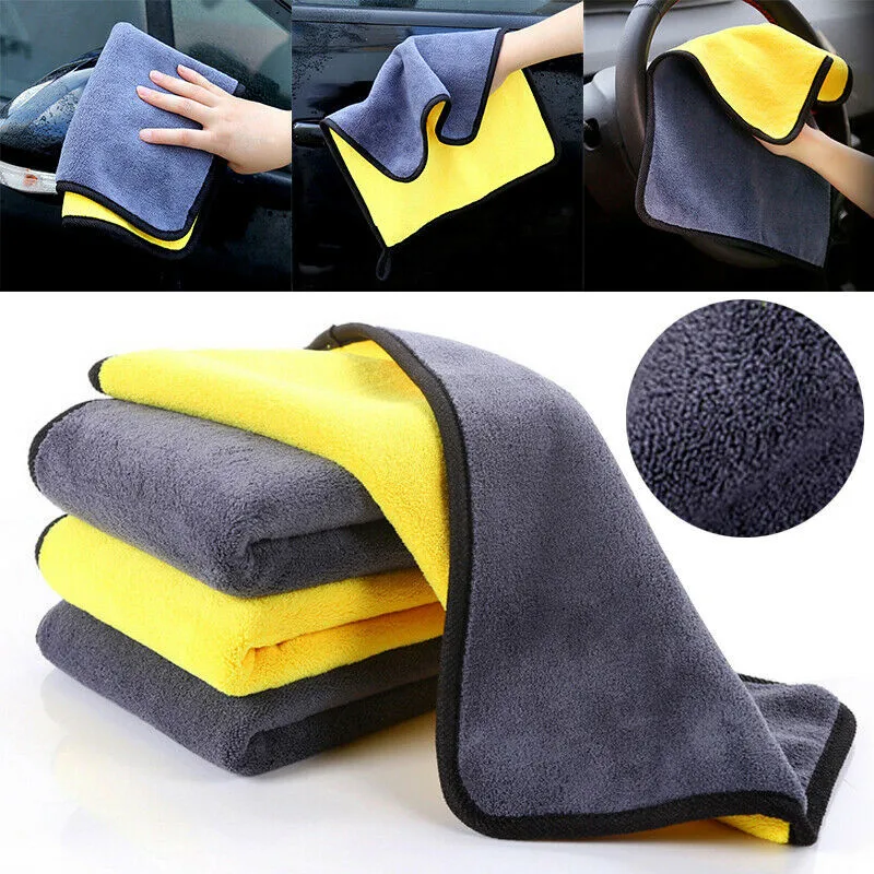 Microfiber Car Wash Towel Cleaning Cloth for Ford Focus Fusion Escort Kuga Ecosport Fiesta Falcon Mondeo Taurus MUSTANG