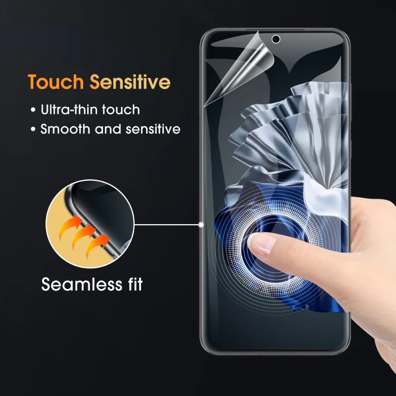 4PCS Full Cover Protective Film for Huawei P60 P6o Pro Art Hydrogel Films Soft Screen Protector for Huawei P60 P60Pro HD Film