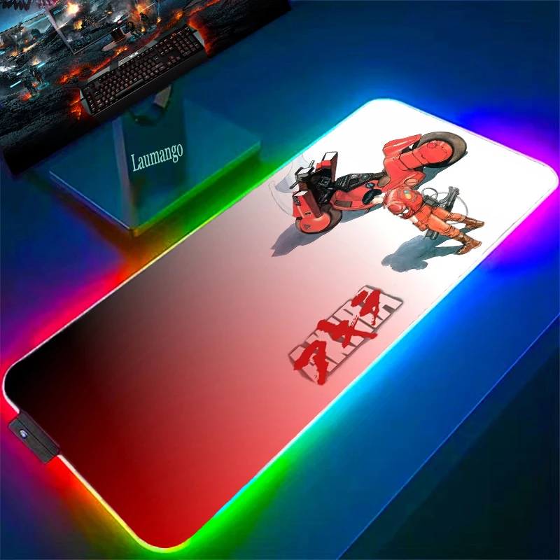 

Play Mat Gaming Pc Diy Cute Mouse Pad Xl Computer Mousepad Anime Carpet Mausepad Gamer Accessories AKIRA Mat For Office Keyboard