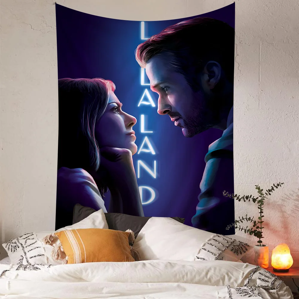 La Land DIY Настенный гобелен для гостиной Домашний декор в общежитии художественный