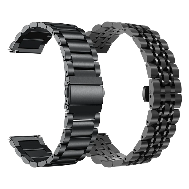 

Ремешок из нержавеющей стали для Huami Amazfit GTR 3 Pro/GTS, металлический браслет 2e Bip S U, браслет для умных часов, аксессуары для часов