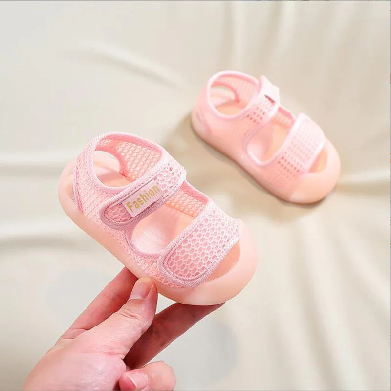 

Hot Sale Summer Baby Beach Sandals Soft Sole Breathable Kids Shoes Children Boys Girls Sandals Infant Toddler Shoes First Walker