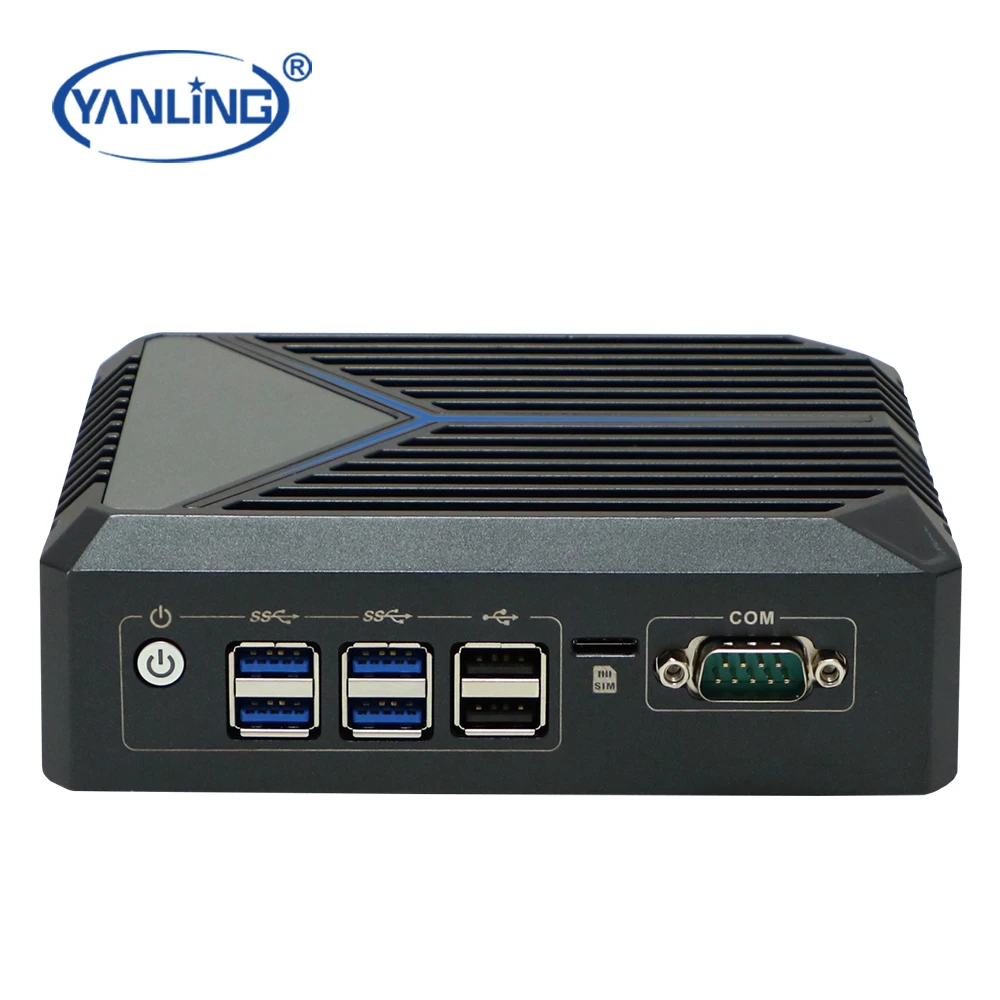 Профессиональный тонкий клиент Cele-ron 12th J6412 промышленный ПК безвентиляторный Linux