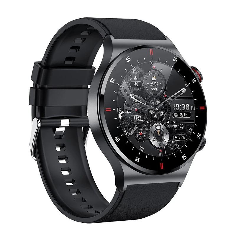 

Смарт-часы QW33 с большим HD-экраном 1,28 дюйма, поддержкой ЭКГ, PPG, NFC