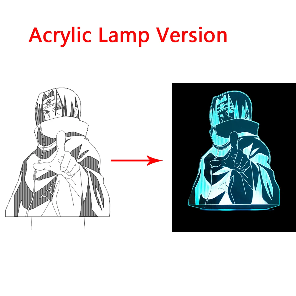 

Acrylic Plate for Anime Led Lamp Manga Figure Without Light