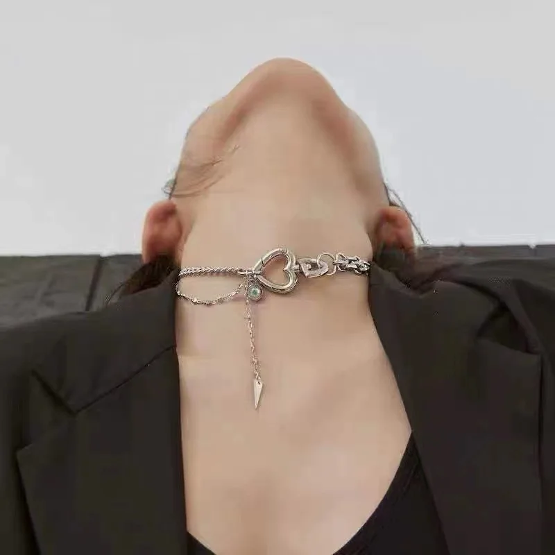 Женское колье из нержавеющей стали в стиле панк | Ожерелья