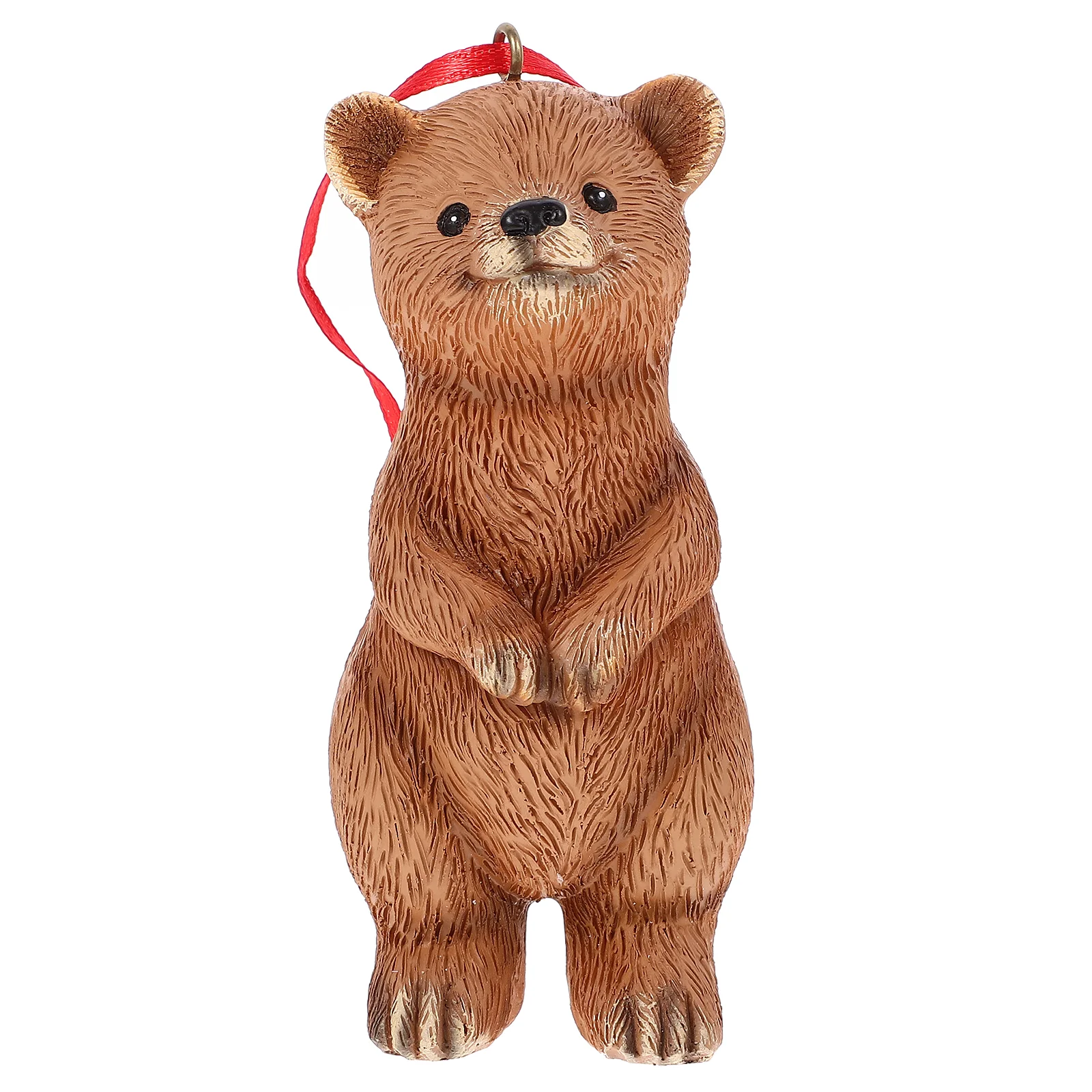 

Suspending Bear Decor Resin Bear Statue Adorable Bear Figure Courtyard Accessory