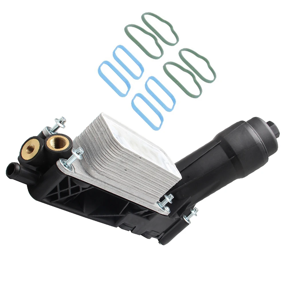 

5184294AE Engine Oil Cooler Filter Housing Base with Sensor