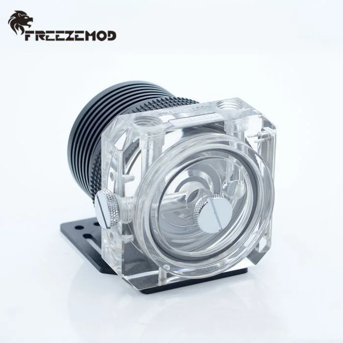 FREEZEMOD Domestic Imported D5 Water Pump Cooling Kit Transparent Pump Cover PJ-D5BGTZ Supports 60MM Water Tank