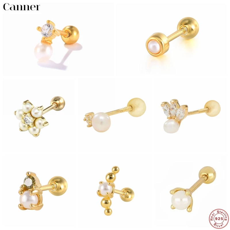 

Женские серьги-гвоздики из серебра 925 пробы с жемчугом