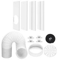 Portable Air Conditioner Window Kit With Hose Adjustable Window Seal Kit Plate For AC Unit, Portable AC Window Vent Kit