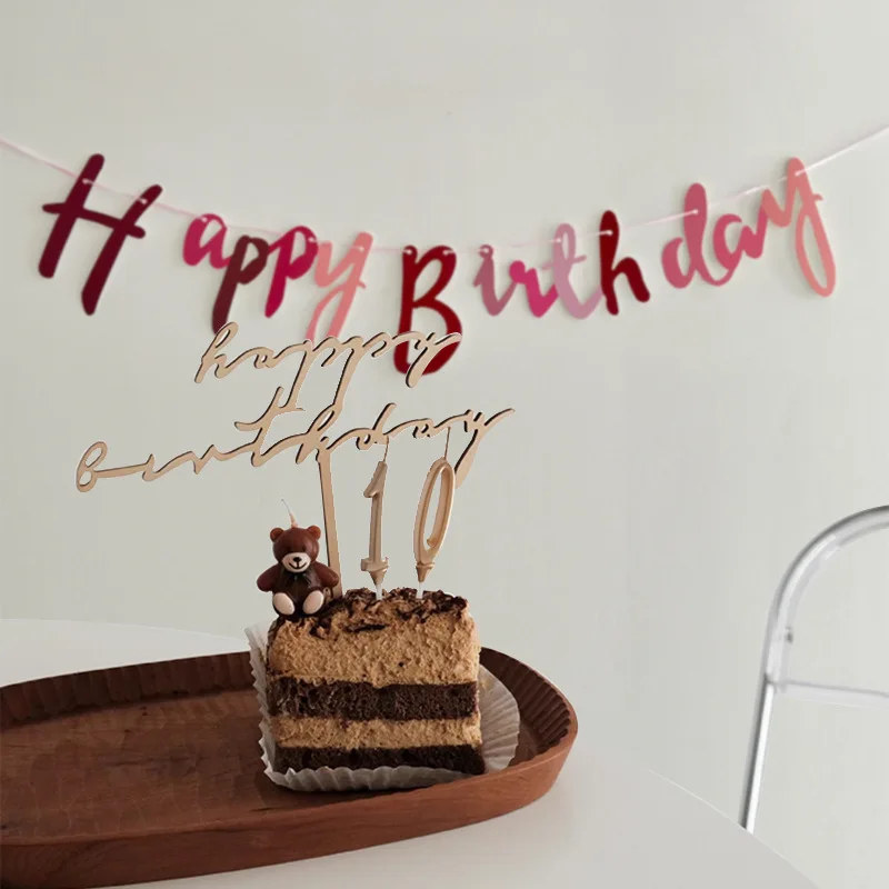 Бумажная гирлянда в корейском стиле