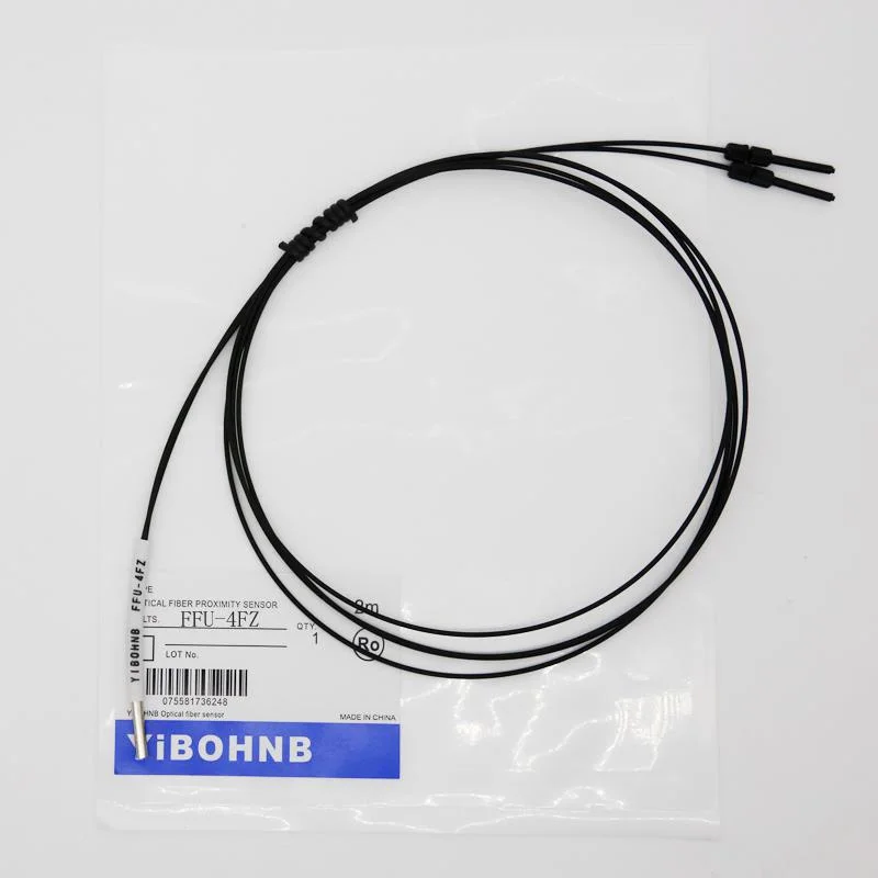 

YIBO brand bending resistant FU-4FZ FU-5FZ fiber optic sensor Φ3 diffuse reflection type