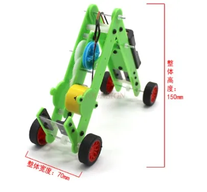 physical experiment equipment Mechanical reptile telescopic creeping robot model toy hand-assembled technology small production