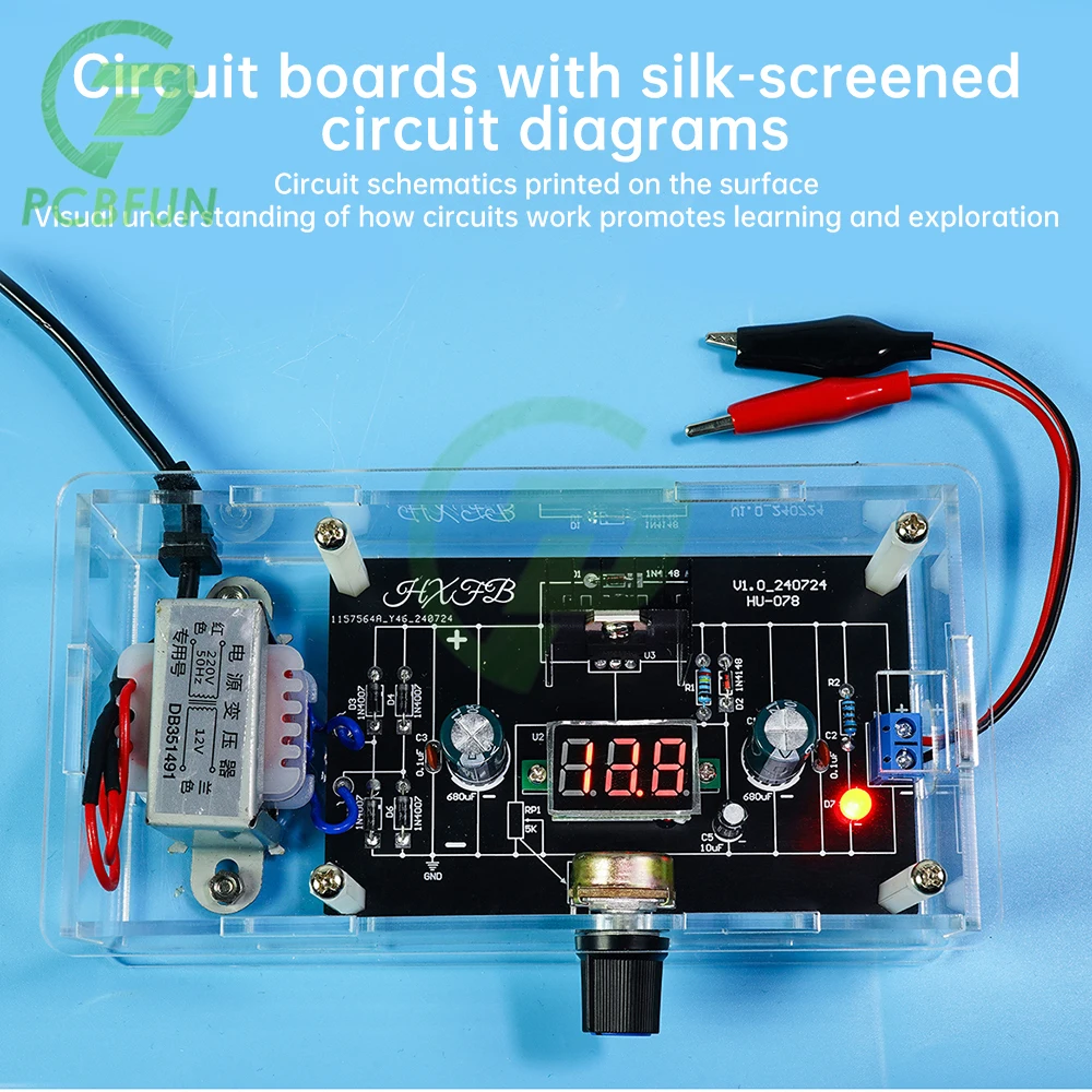 DIY LM317 Регулируемое напряжение от 220 В до 1 25-12 5 в понижающий модуль питания