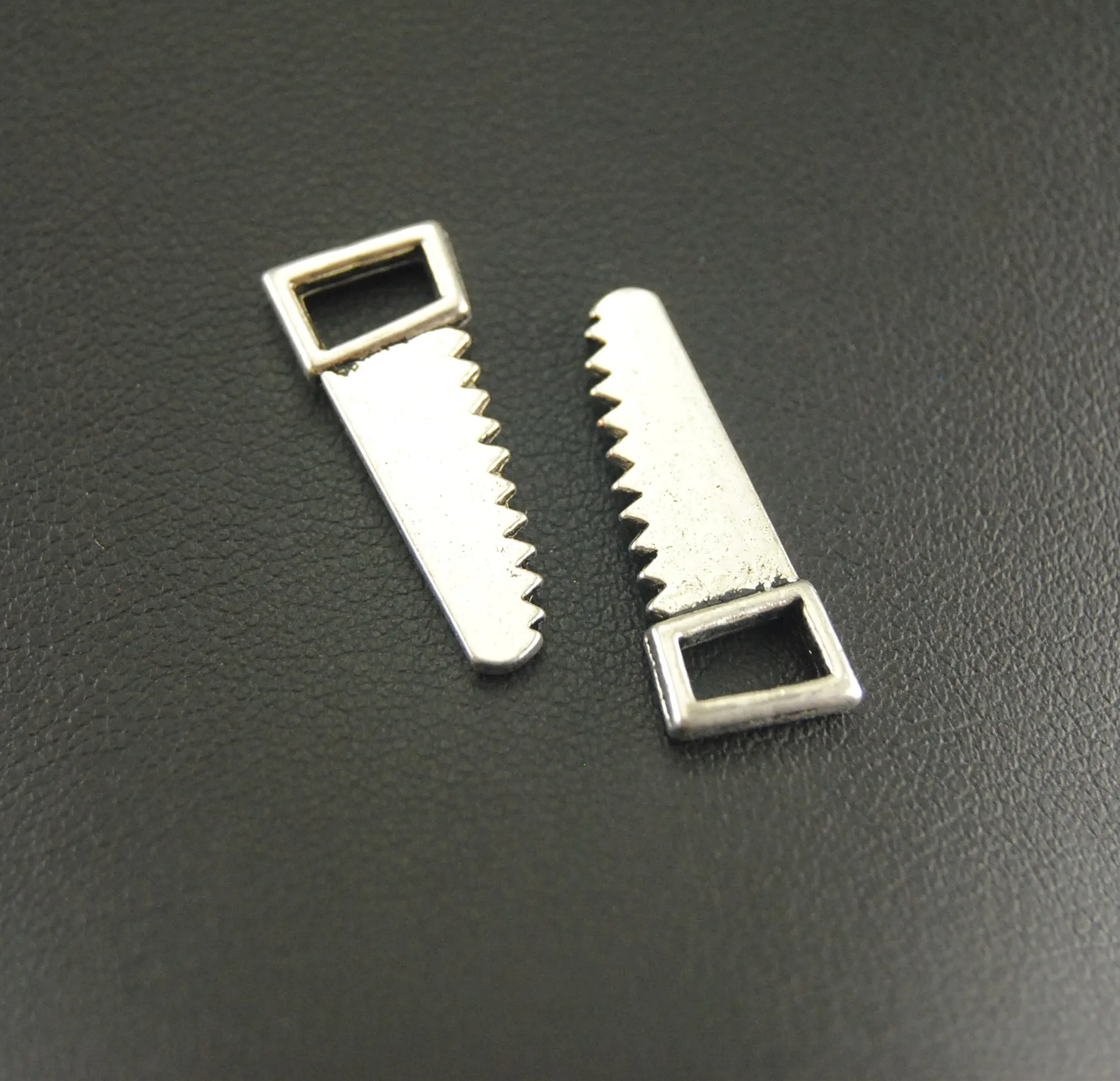 Подвески для браслета, серебристого цвета, 23x9 мм, A845, 30 шт.