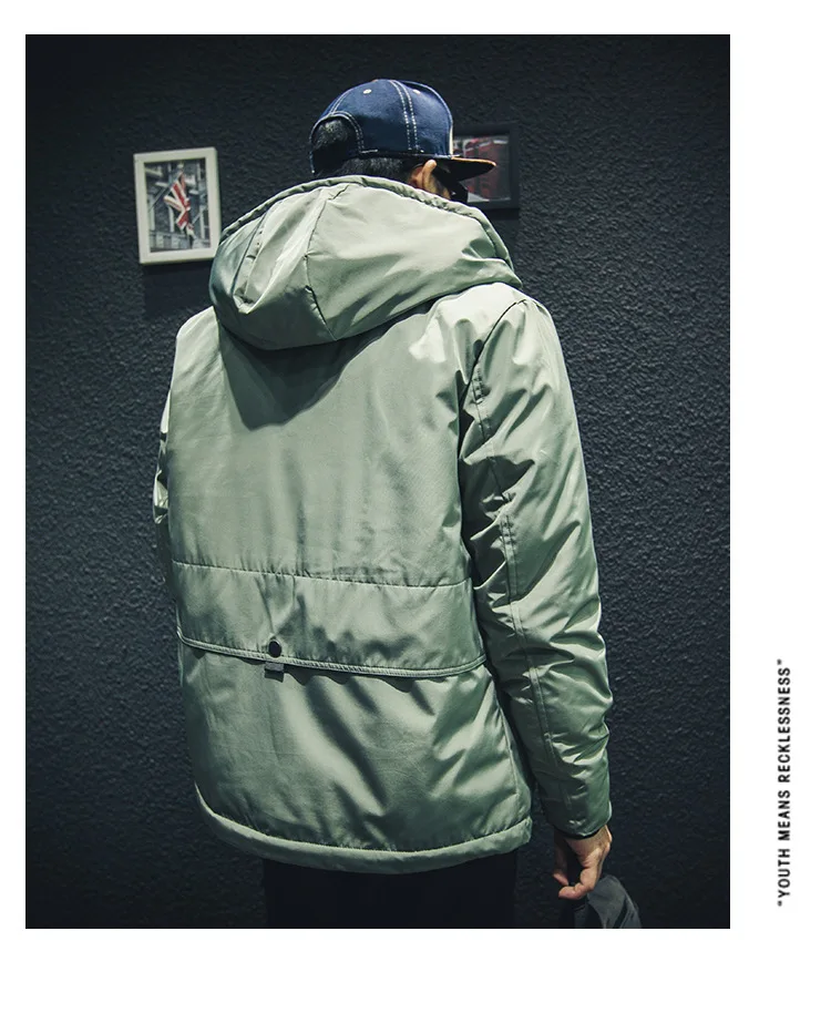Winter Hooded Short Down Jacket Men Loose Trendy Brand Large Man Thickened Warm Jackets Coat White Duck Sleeveless Downjacket