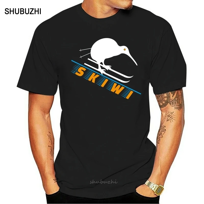 

Kiwi Nz New Zealand Dark Skiwi Gift T Shirt Pattern O Neck Cotton Normal Funny Casual Character Summer Style Gift Shirt