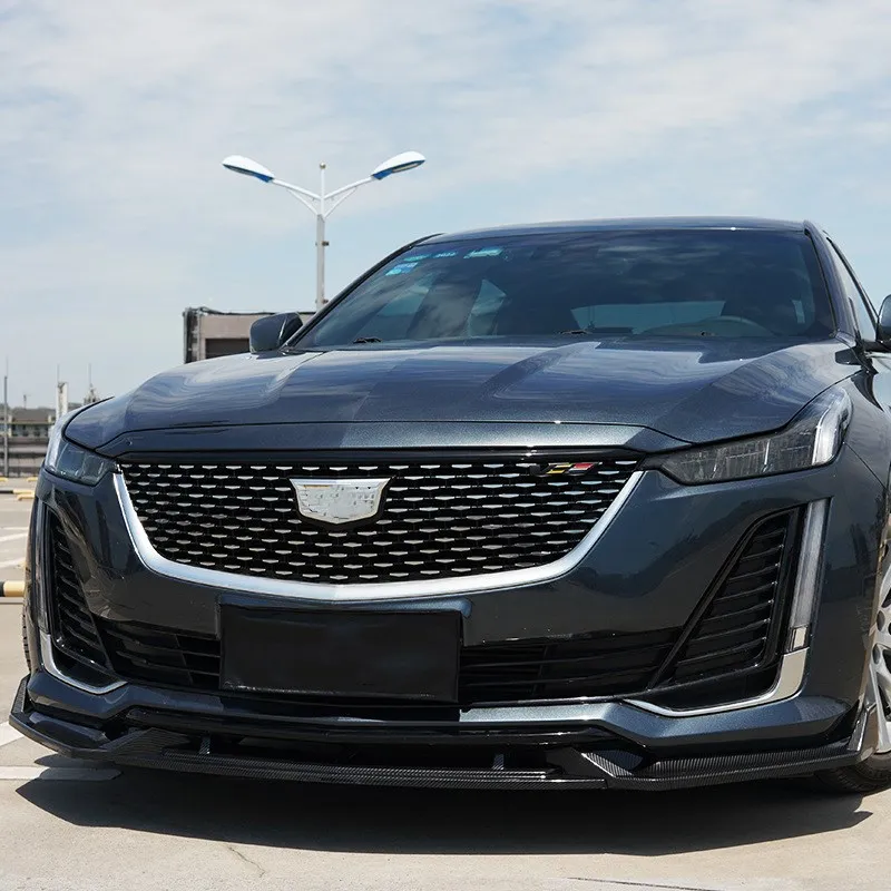 Спойлер для переднего бампера автомобиля 2019- Cadillac CT4 CT5 ABS 3 шт. стильный передний