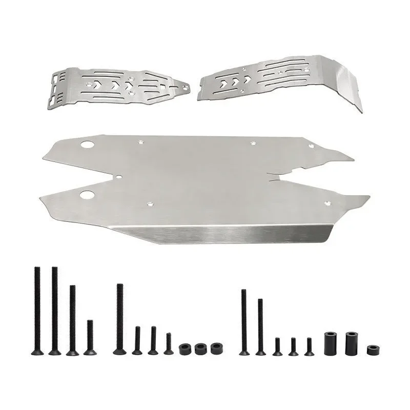 Металлическая защитная пластина шасси из нержавеющей стали для Arrma 1/8 Mojave 4S 4X4