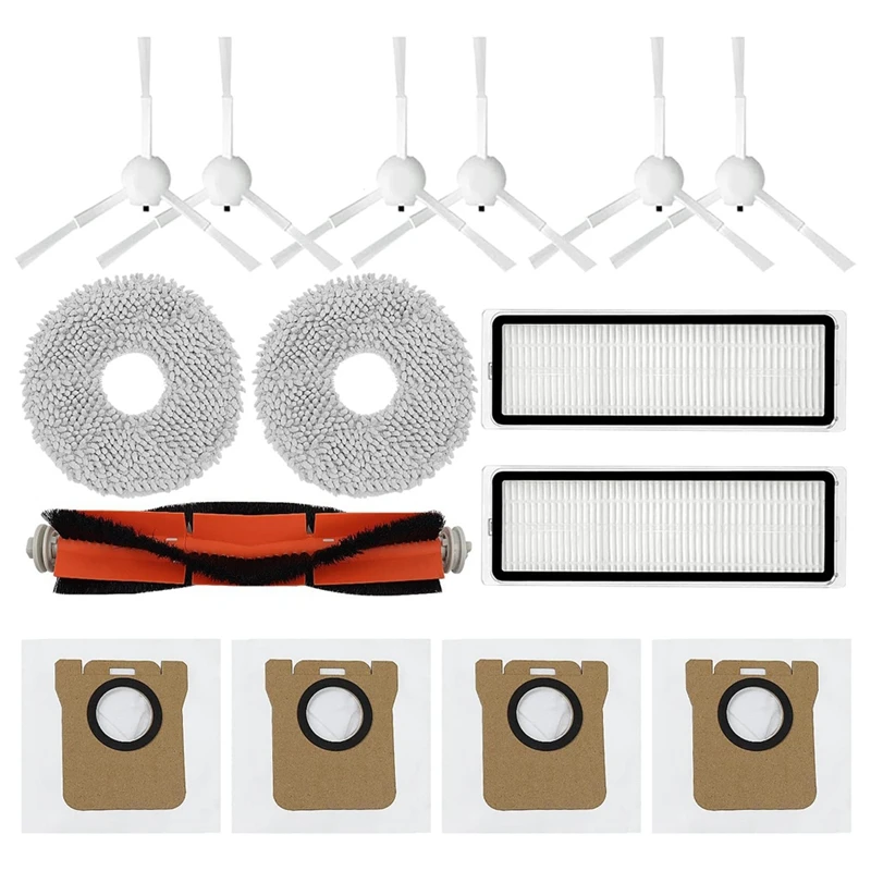 

Accessories Compatible for Dreame L10S Ultra L10 Ultra Robot Vacuum Cleaner Main Brush Wipes Filters