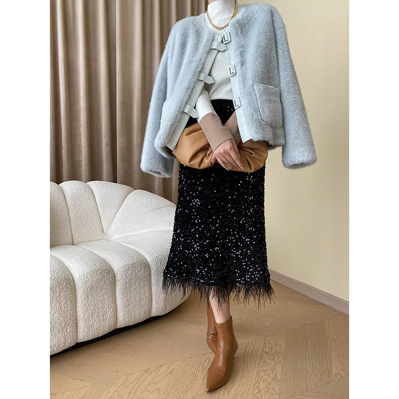 Женская юбка с бахромой ALIDI SC