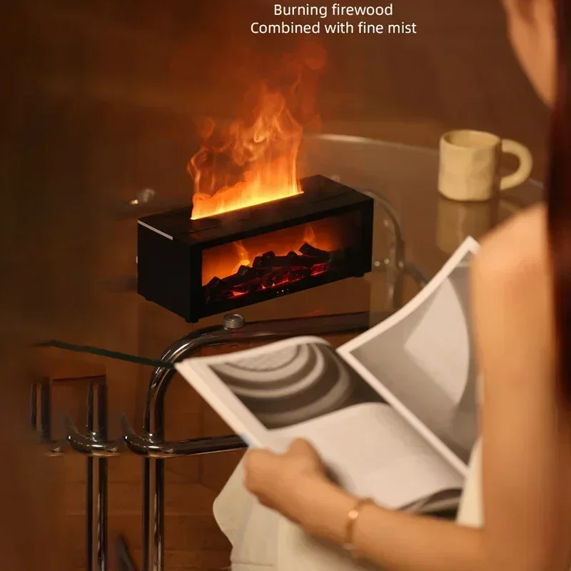 2024 новый камин увлажнитель пламени прочный ароматизатор для спальни машина
