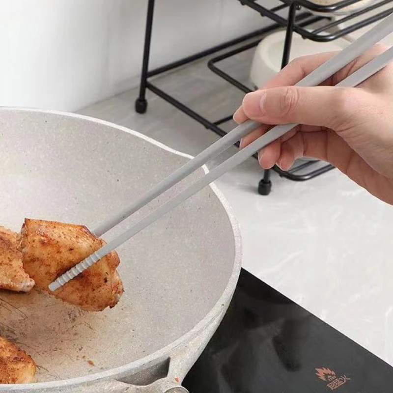 1 Набор многоразовых силиконовых ложек палочки для еды двойного использования