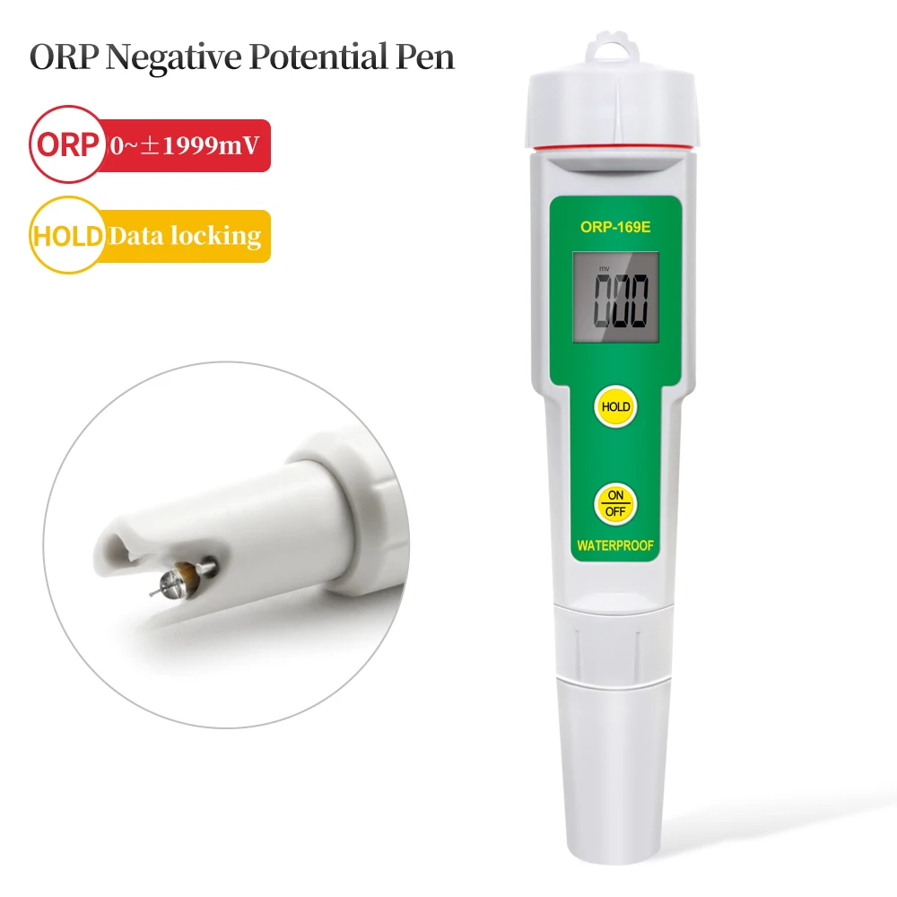 Orp Redox Tester à Prova Dorágua Medidor Orp Qualidade da Água Monitor Caneta Tester para Piscinas Aquário 50% de Desconto 169e
