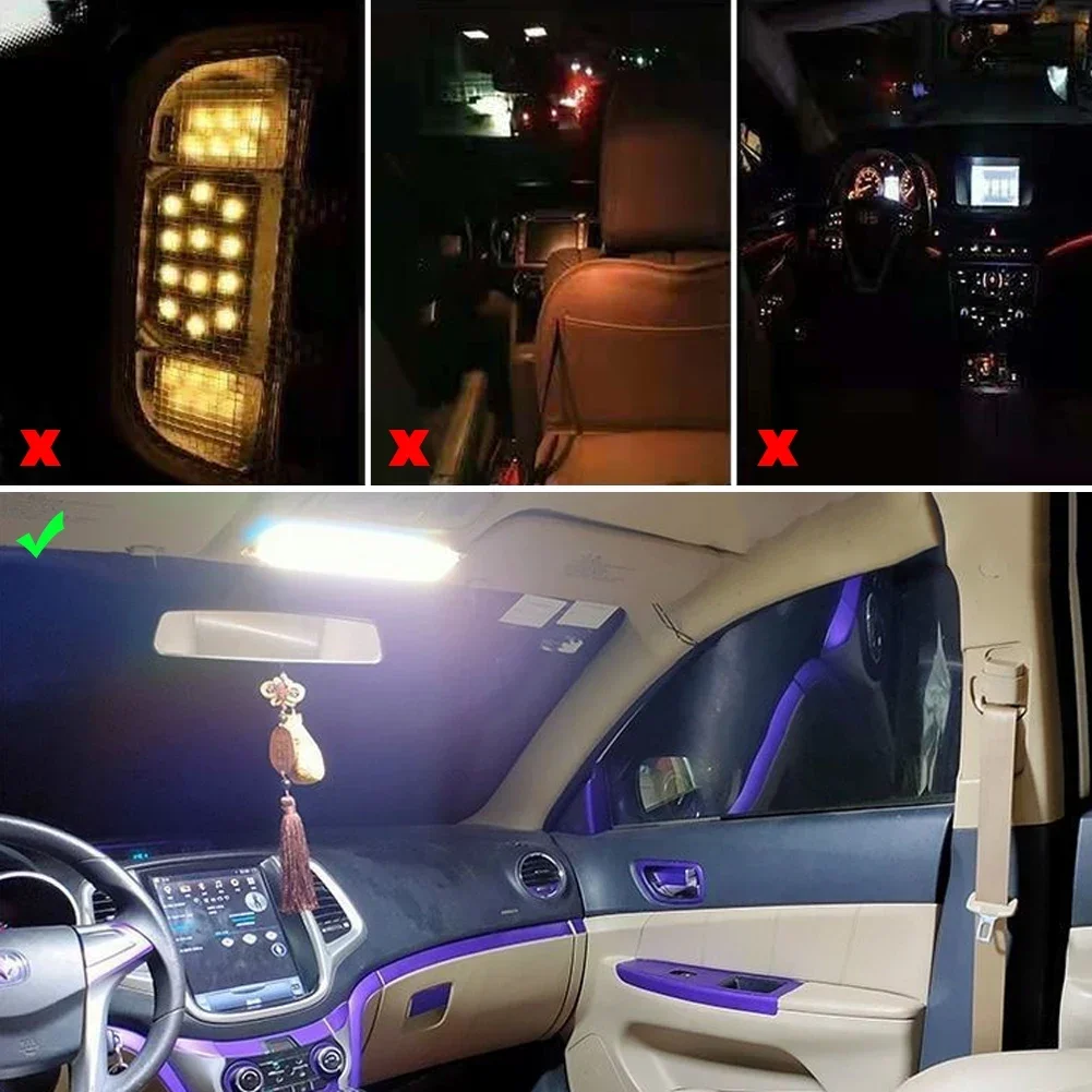 Светодиодная лента для чтения 87LED 12-24В, внутренняя потолочная лампа с выключателем для фургонов, грузовиков, кемперов, лодок (art.: 3920daa6471da) - 3920daa6471da