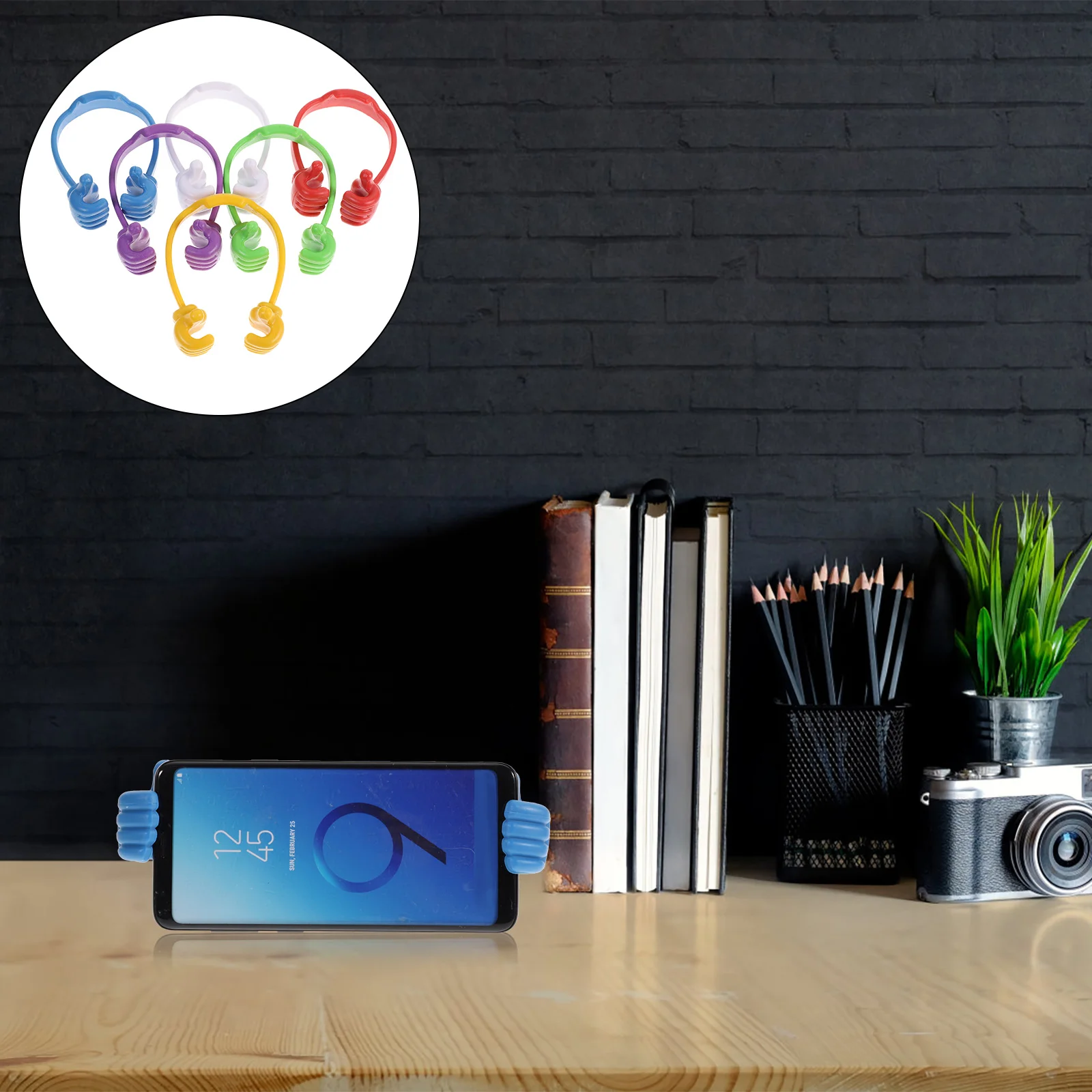 

Headrest Holder Tablet Stand Display Holder Thumbs Up Cell Stand