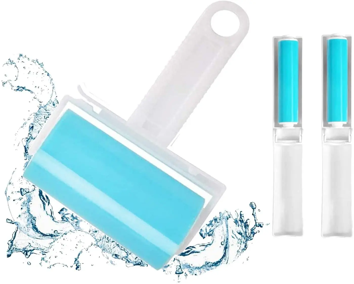 

Reusable Lint Remover Roller Handle Washable Clothes Dust Roll Brush Sticky Pet Hair Remover Roller Cleaner Clothing Fur Remover