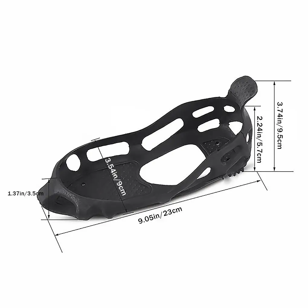

Snow Shoe Cleats Non-slip Spikes Ice Walk Hiking Climbing Fishing Adjustable Boot Cleats xL