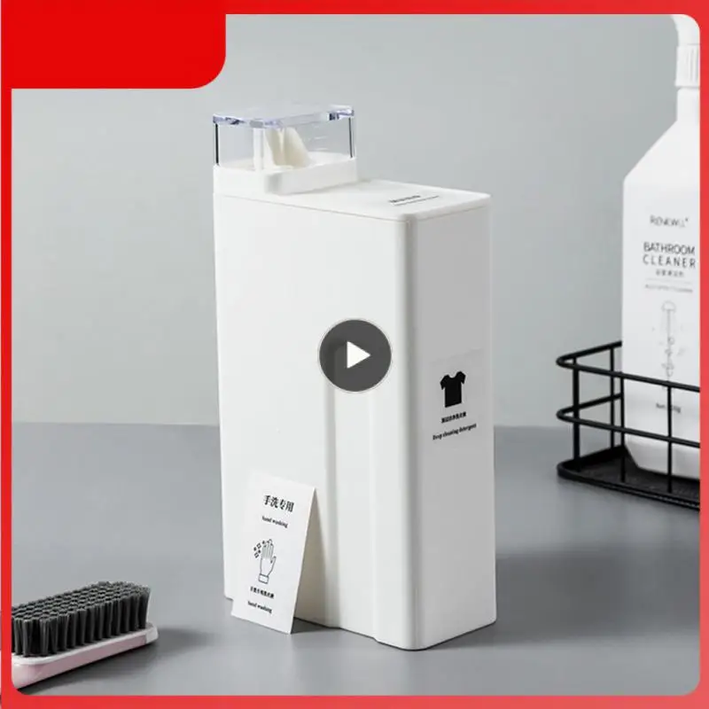 

1000ml Laundry Detergent Empty Bottles Large Capacity Softener Storage Bottle Reusable Refillable Washroom Organizer Bottle