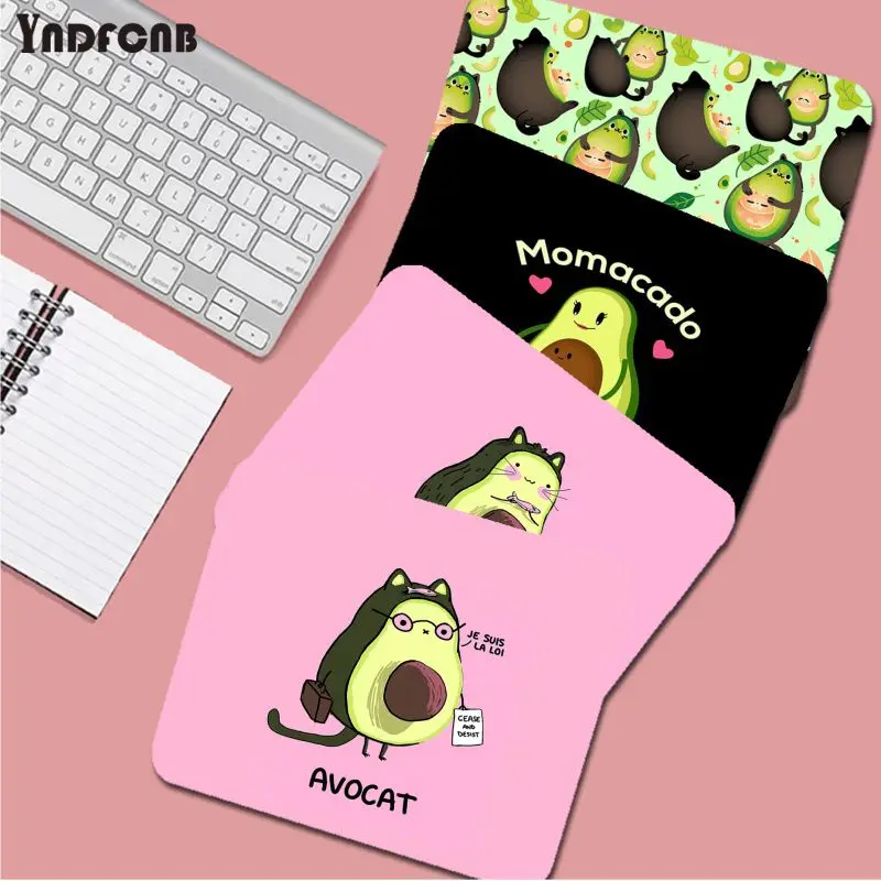Коврик для мыши с изображением авокадо и фруктов маленький Настольный коврик в