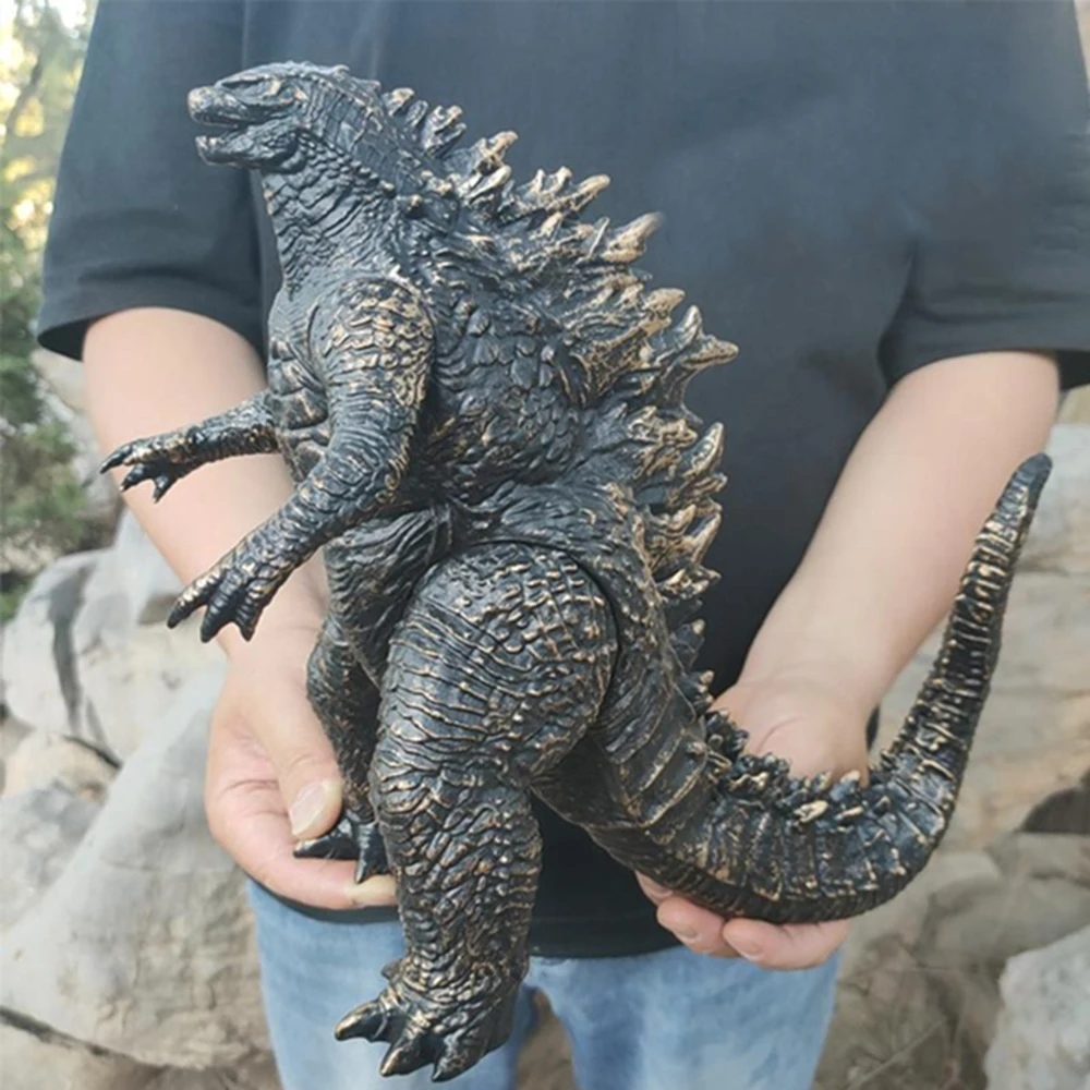 

23cm Movie Tricolor Brown Godzilla Soft Rubber Large Model Purple Godzilla Children's Toy Gift Blue Godzilla Birthday Toy