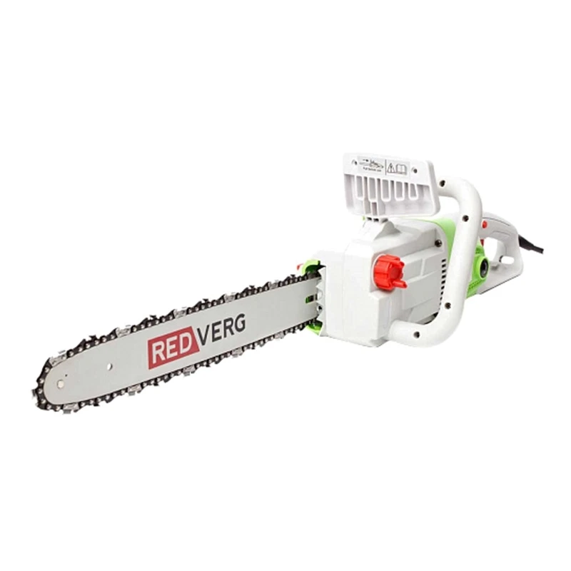 Пила цепная электрическая REDVERG RD EC2200 16 (Мощность 2200 Вт длина шины 40 см шаг цепи