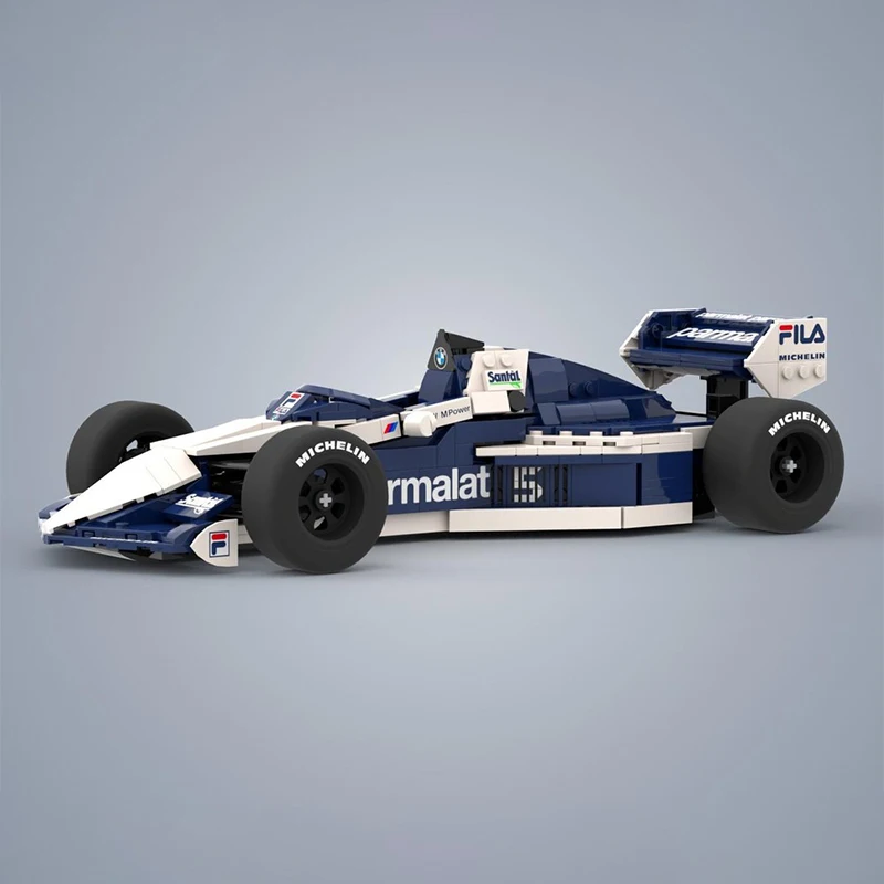 Фото Набор для сборки модели Brabham BT52B (731 деталь), коллекционная серия MOC, премиум-класс, детализированный конструктор, подарок №2