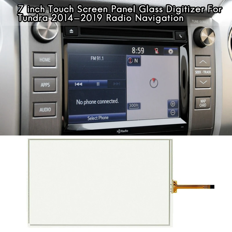 

7 Inch Press Screen Panel Glass Digitizer For Toyota - 2014-2019 Radio Navigation 7Inch LA070WV2 (TD)(01)