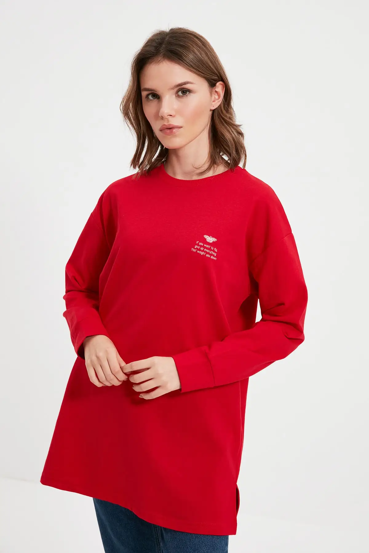 

Trendyol Printed Knitted Tunic TCTAW22UK0048