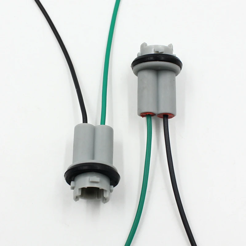 FSYLX 2 шт. держатель гнезда T10 W5W 168 194 t15 для автомобиля, грузовика, автомобильного света, инструментов LED лампы, адаптер разъема кабеля на 30 см провода.