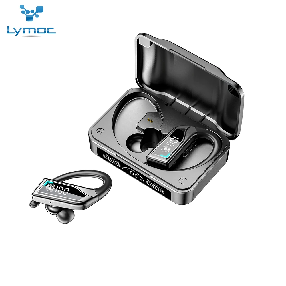

LYMOC Ear Hook TWS Earbuds 5.2 Bluetooth Earphones Premium Stereo Wireless Headsets Earpieces Mic Handsfree for xiaomi iPhone
