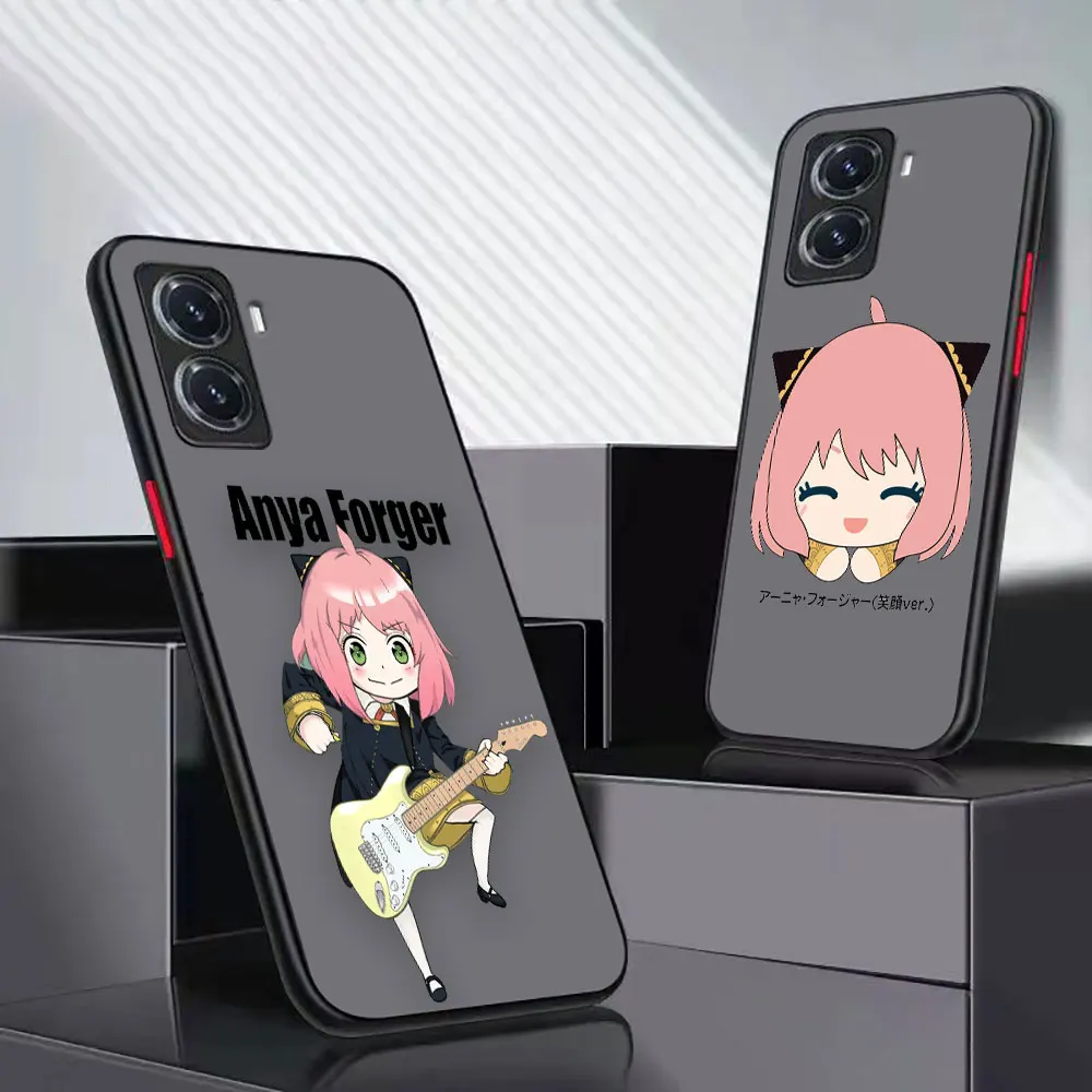 

Matte Case Funda Coque For VIVO Y93 91C 91 85 77 76S 76 75 72 5G 70S 53 52S 51 50 35 22S 2020 Case Cute Anime Spy x Family Girl