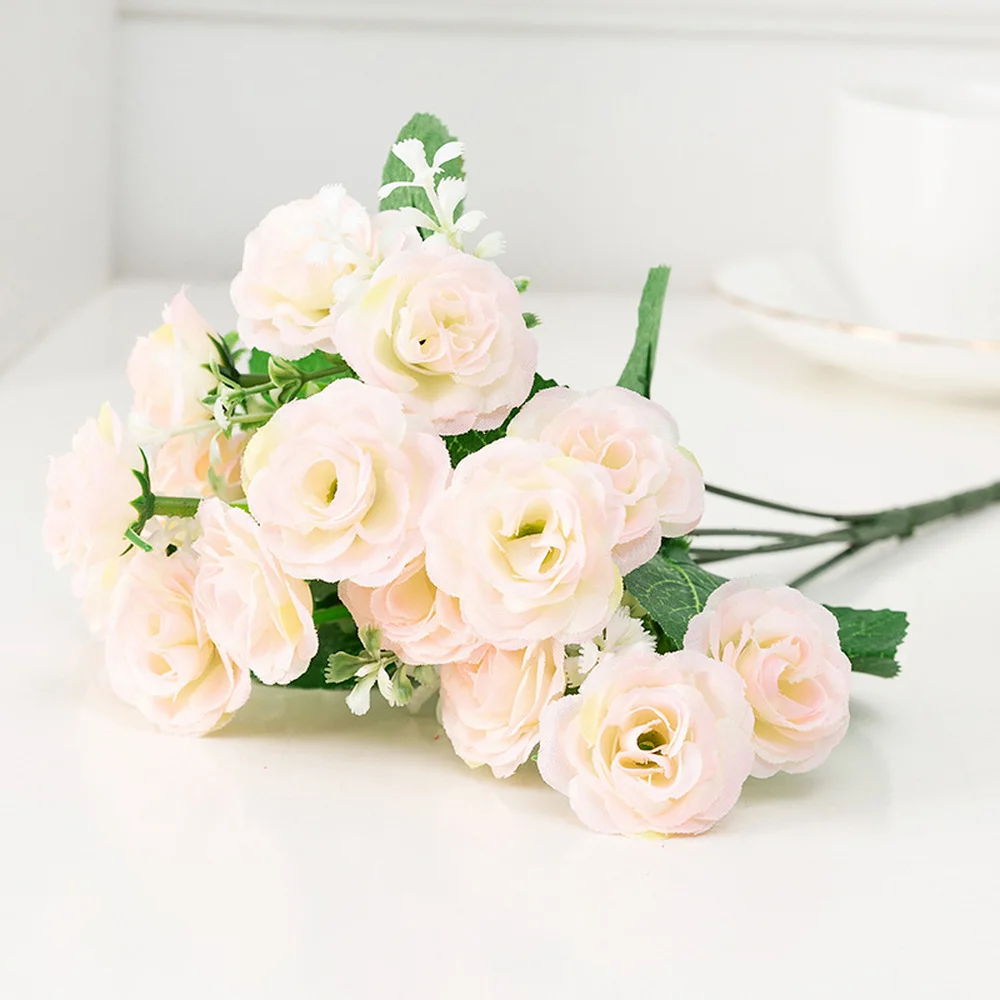 

Искусственные цветы, шелковые пионы, настоящие на ощупь, искусственные цветы, букет, свадебный букет, чайная роза, сад, украшение для дома, ра...
