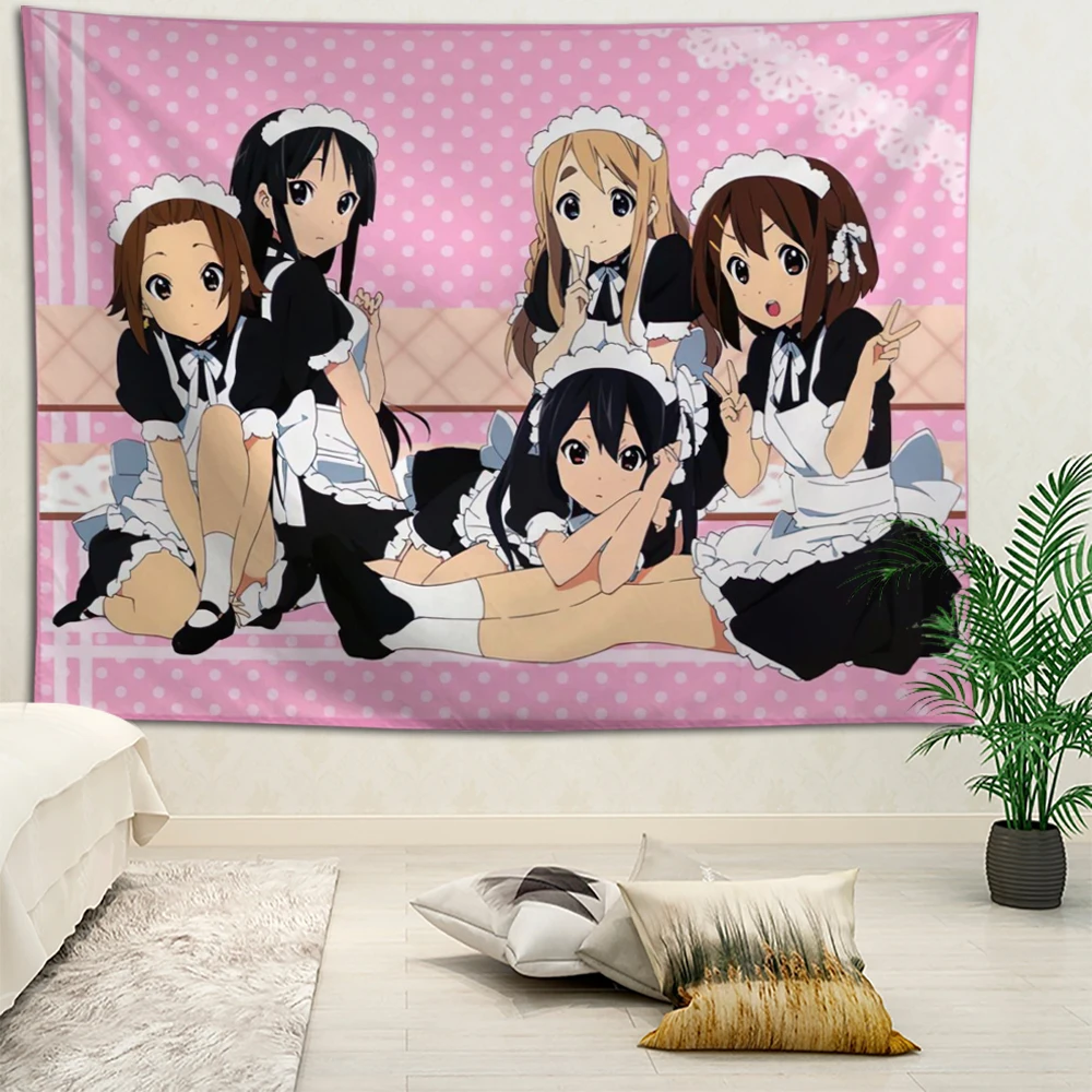 

K-ON! гобелен настенный 100% полиэстер