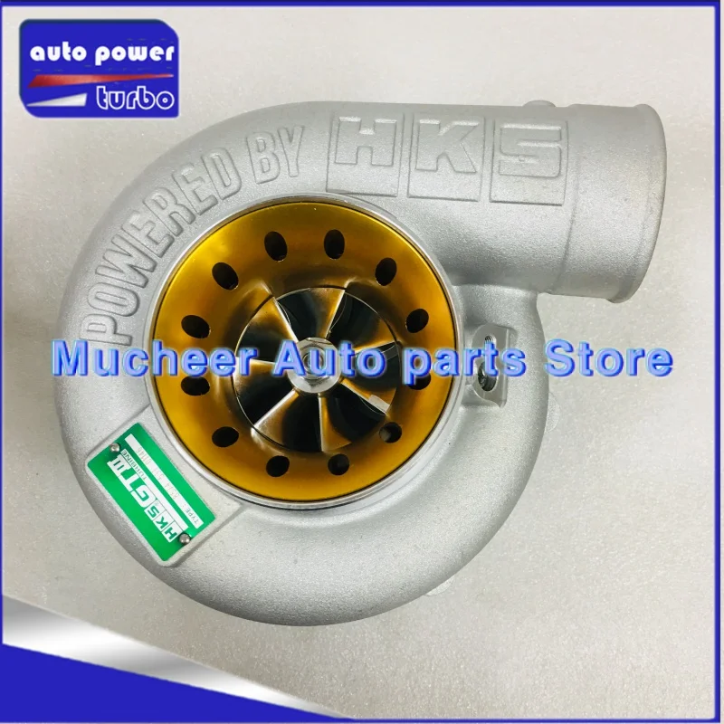

Турбокомпрессор T66-2 GT35 GT3584 T4 T04Z TO4Z T04R TO4R T04S TO4S анти-скачковый с водяным и масляным охлаждением HKS Turbo