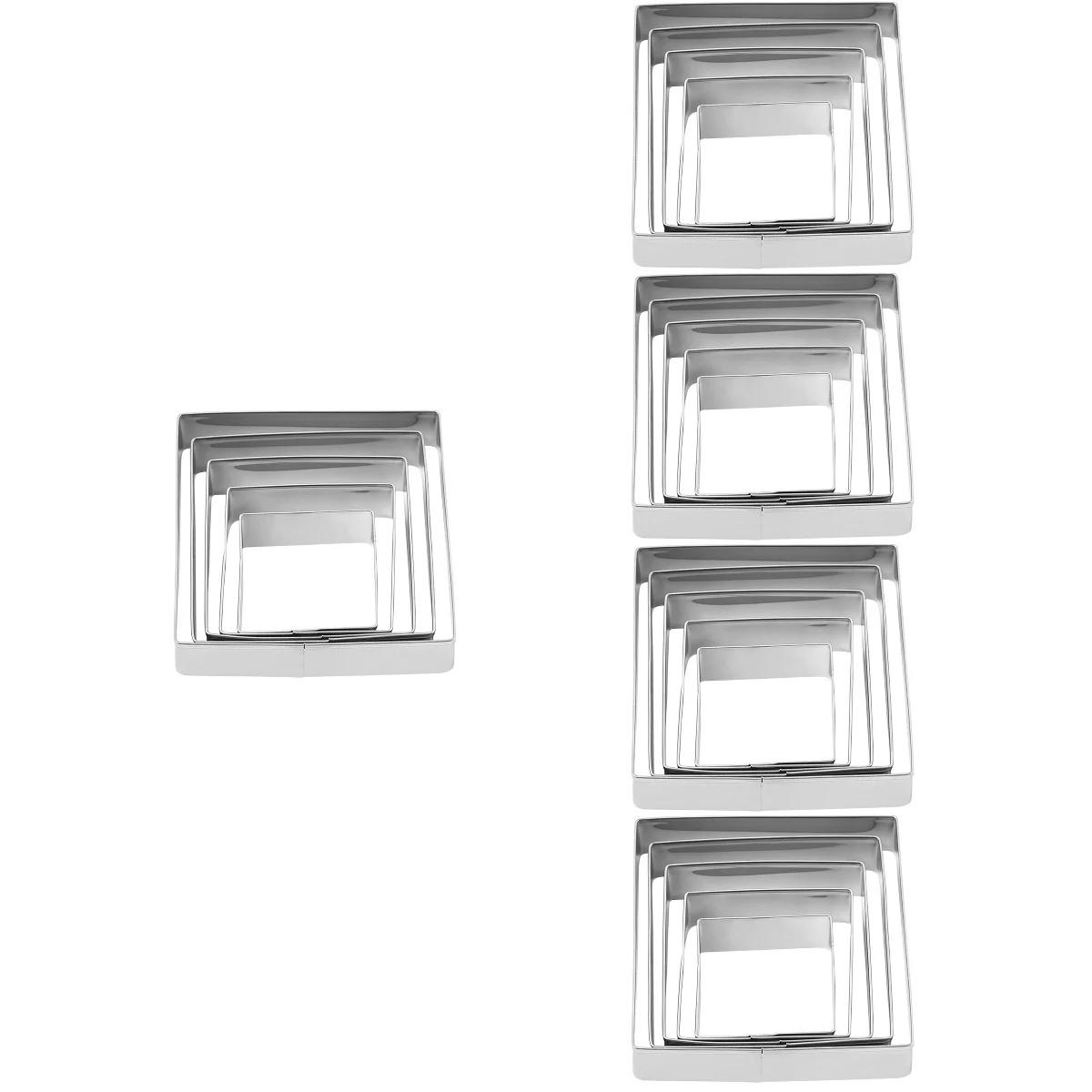 

25 Pcs Cookie Cookie Decorating Supplies Biscuit Square Cookie Square Cookie Set for Party