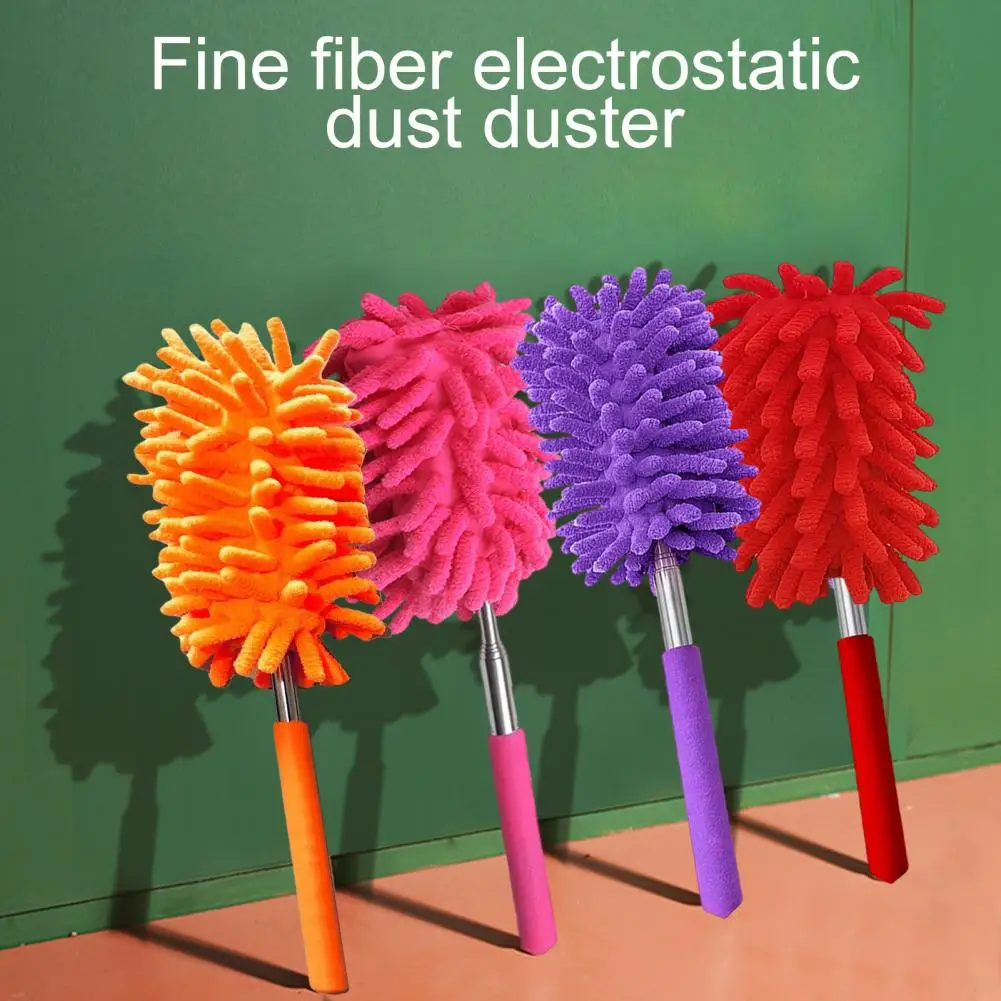 Съемная тряпка из микрофибры синели с выдвижным стержнем нержавеющей стали для