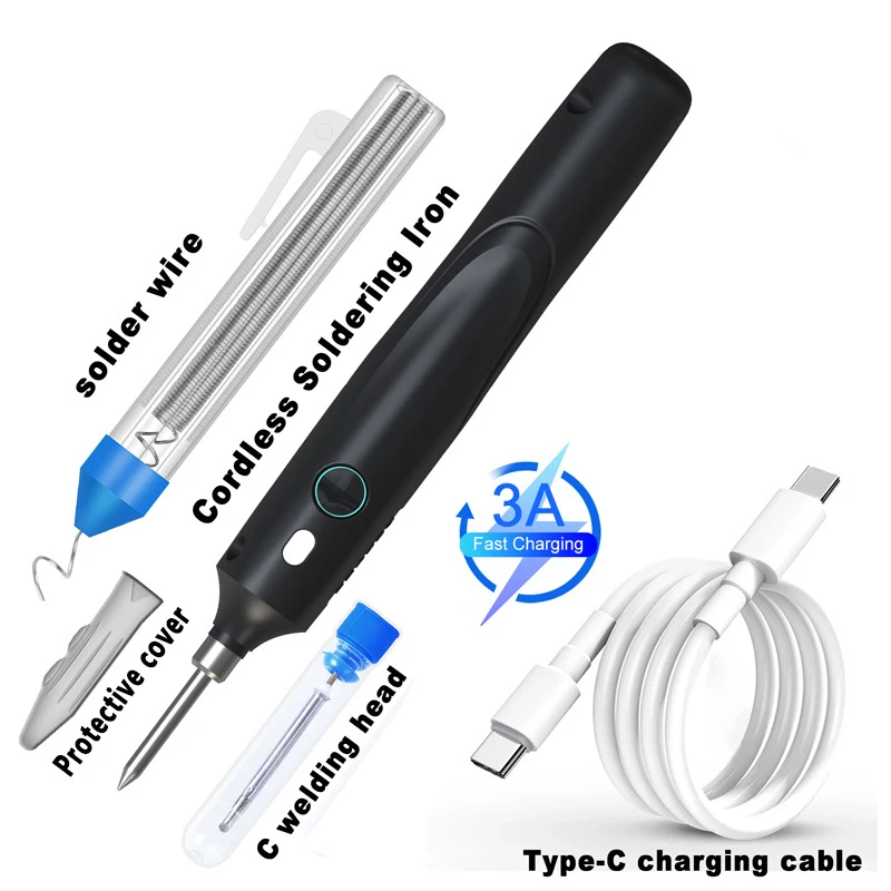 

K50 5V 8W Battery Powered Soldering Iron with Usb Charge Soldering Iron with Soldering Wire Wireless Charging soldering iron