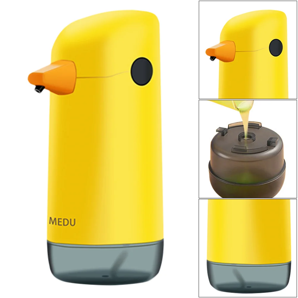 

Kids Hand Soap Dispensers Yellow Duck Automatic Foaming Soap Dispenser without Batteries